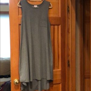 LuLaRoe Gray High Low Dress